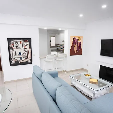 Apartamento Coral Canteras Playa - Frente Al Mar - Ideal Parejas, Familias O Trabajo