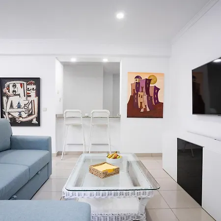 Apartment Coral Canteras Playa - Frente Al Mar - Ideal Parejas, Familias O Trabajo