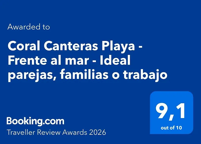 Coral Canteras Playa - Frente Al Mar - Ideal Parejas, Familias O Trabajo